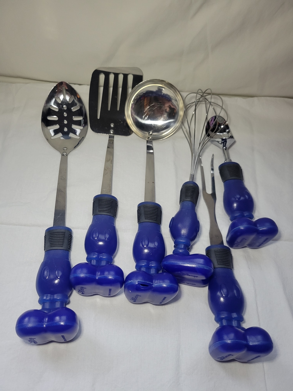 DISNEY Mickey Mouse Blue Kitchen Utensil Set - 6-Piece Home Kitchen Tools
